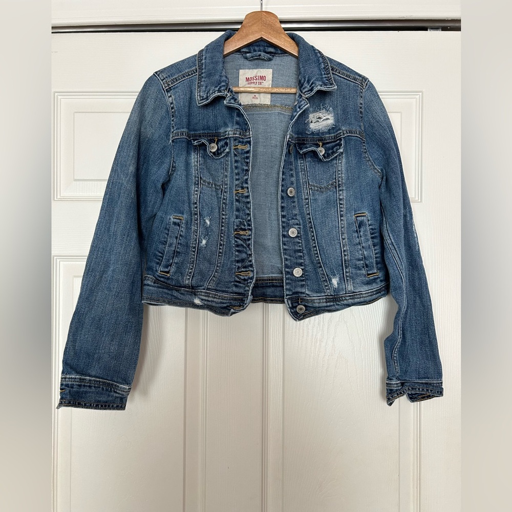 Distressed Jean Jacket